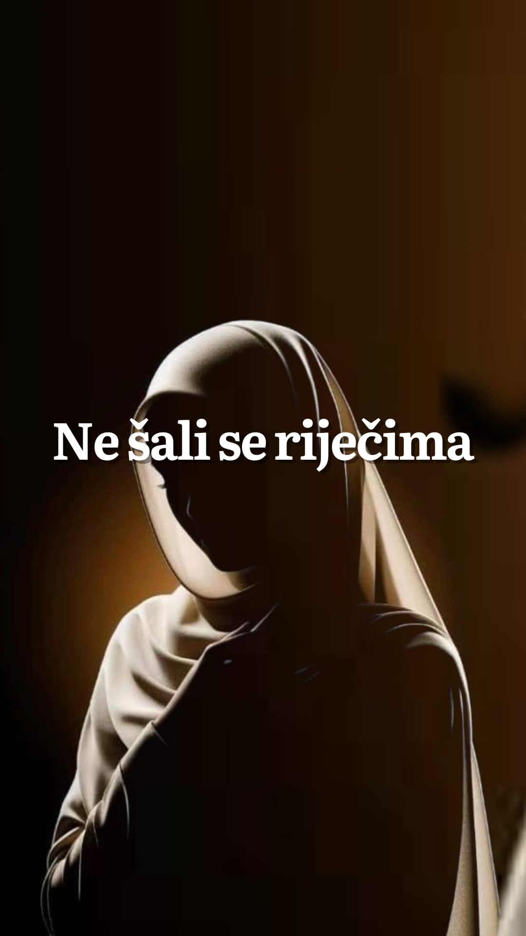 Ne šali se riječima.